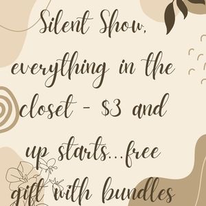 Closet Sale Listing $3 and up Closet Sale